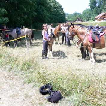 Fuchsjagd der CV-Ponyfarm Juli 2010