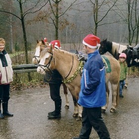 Nikolausumzug der CV-Ponyfarm im Jahr 2003 - Galeriebild