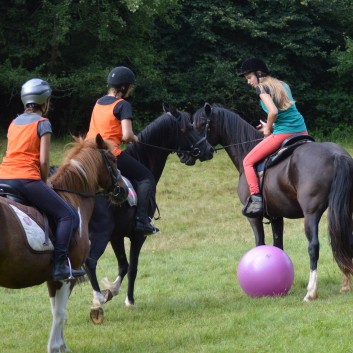 Pferdefussball mit den Ponys der CV Ponyfarm 03