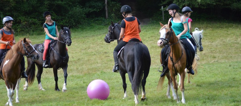 Pferdefussball mit den Ponys der CV Ponyfarm 06